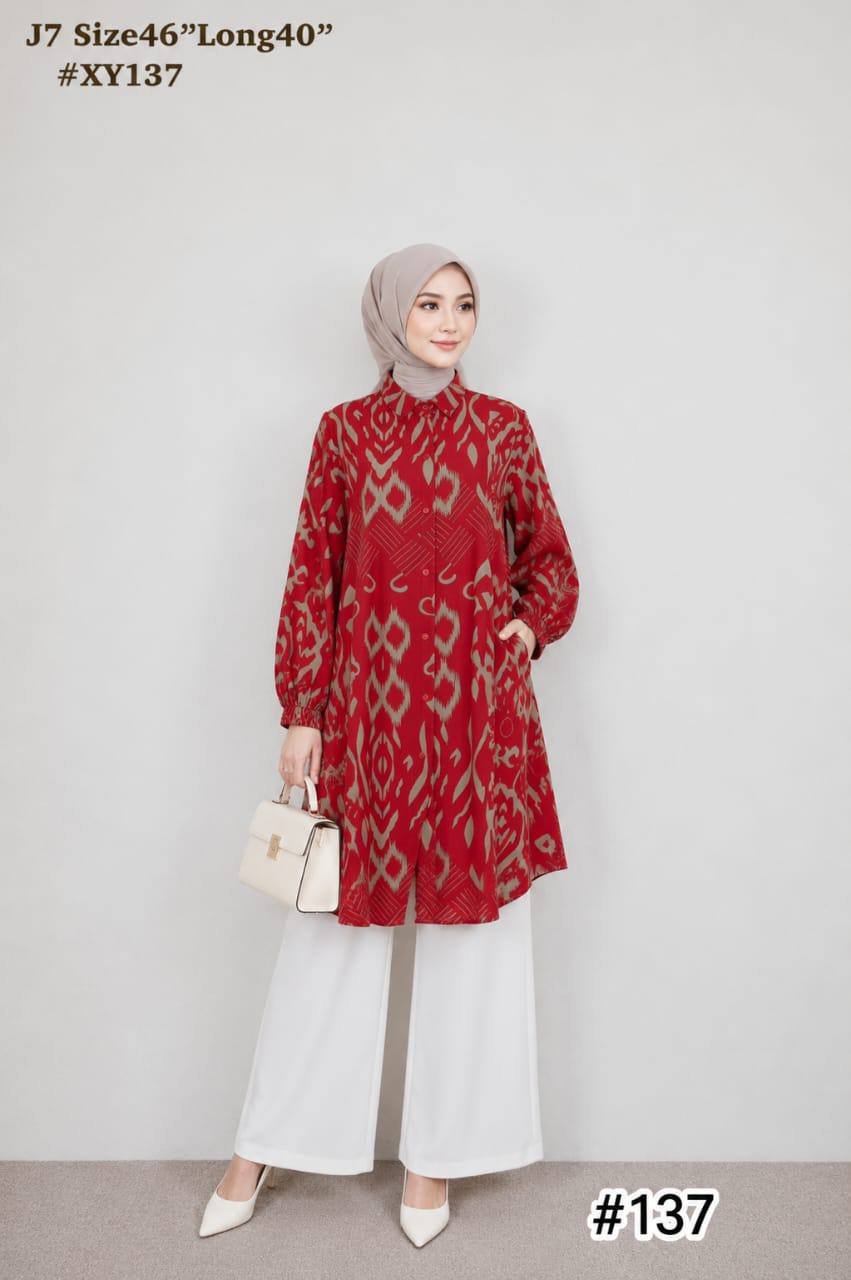 BLOUSE WANITA LABUH CATRINA MUSLIMAH - Image 4